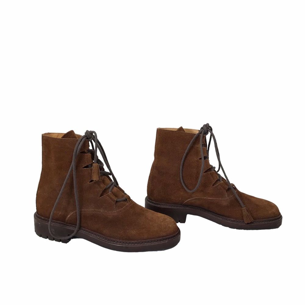 Vintage Ralph Lauren Polo Country Boots Brown Suede 90s‎ 9B - Picture 7 of 16